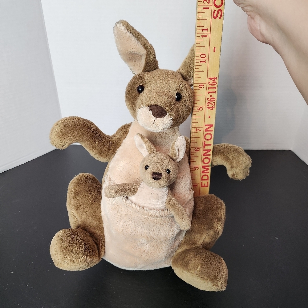 Gund Jirra the Kangaroo With Baby Plush Toy Stuffed Animal - Picture 10 of 10